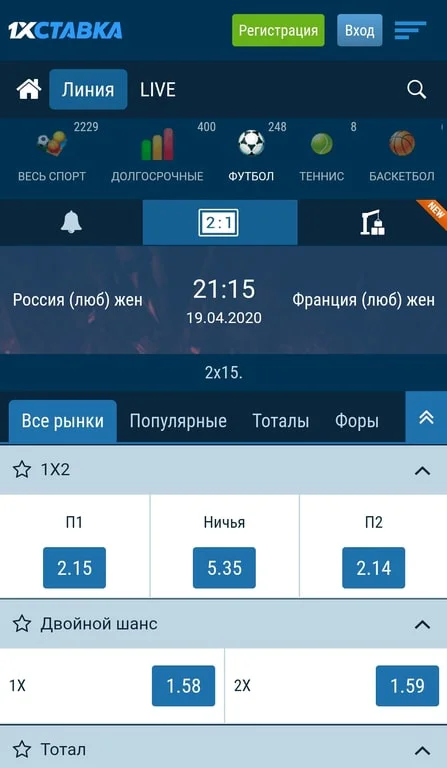 Объективный обзор букмекерской конторы 1хСтавка